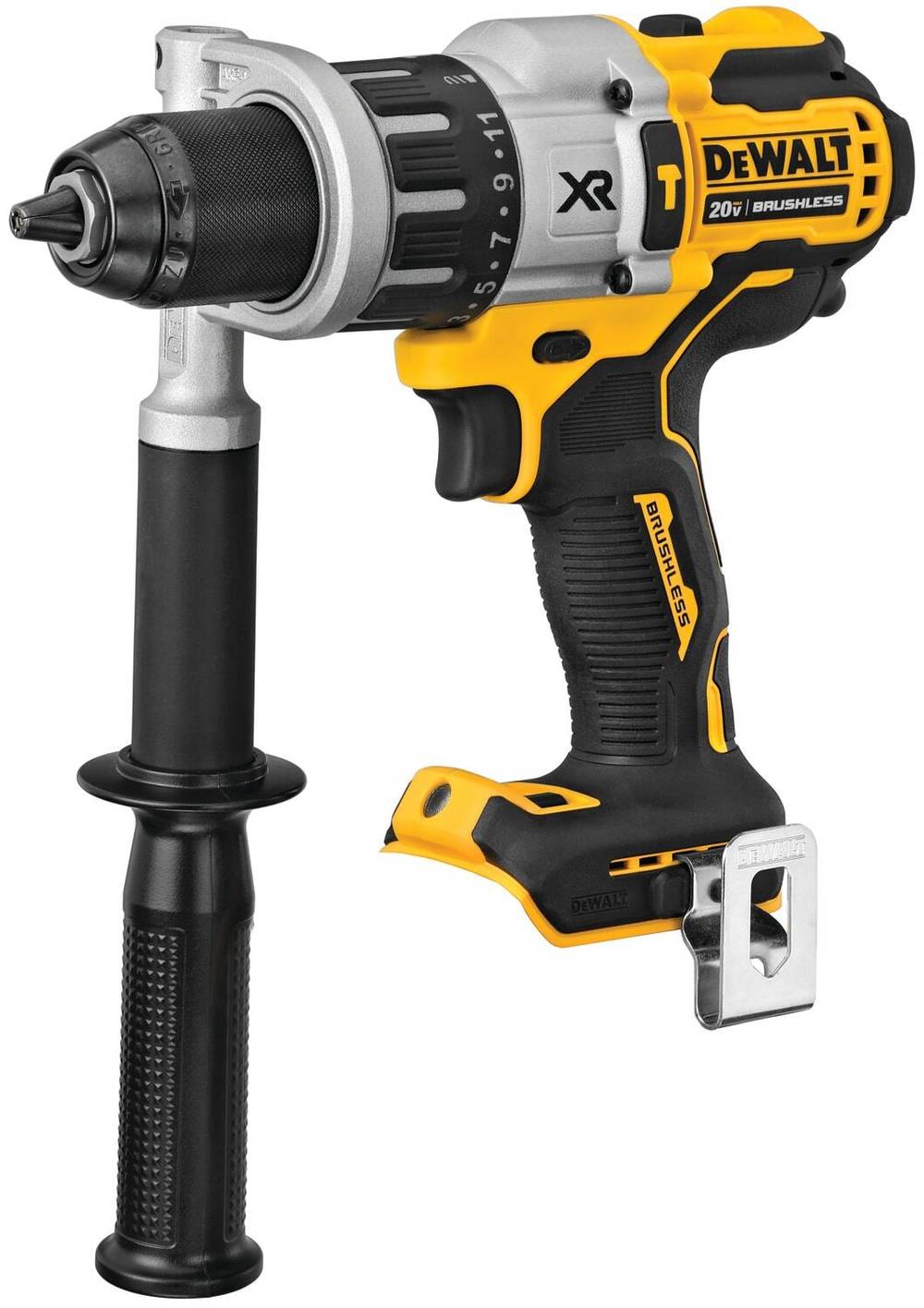 DEWALT XR POWER DETECT 1/2-in 20-volt Max Variable Speed Brushless Cordless Hammer Drill(Bare Tool) | DCD998B