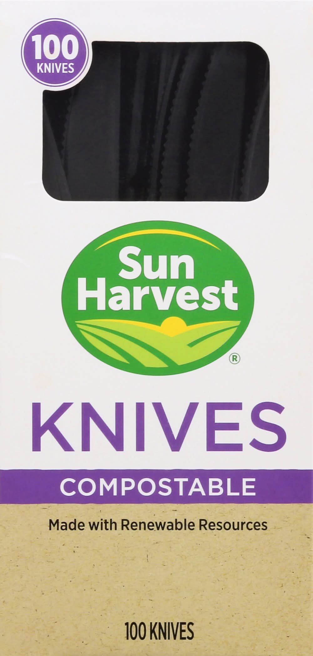 Sun Harvest Compostable Knives (15.9 oz)