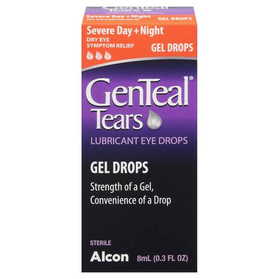 Genteal Tears Lubricant Eye Gel Drops (0.3 fl oz)