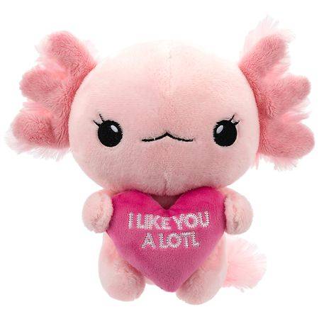 Hug Me Valentine's Plush Axolotl With Greeting 8 Inch - 1.0 ea