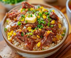 しっかりバター！肉バターご飯　バタミラ　 駒込店