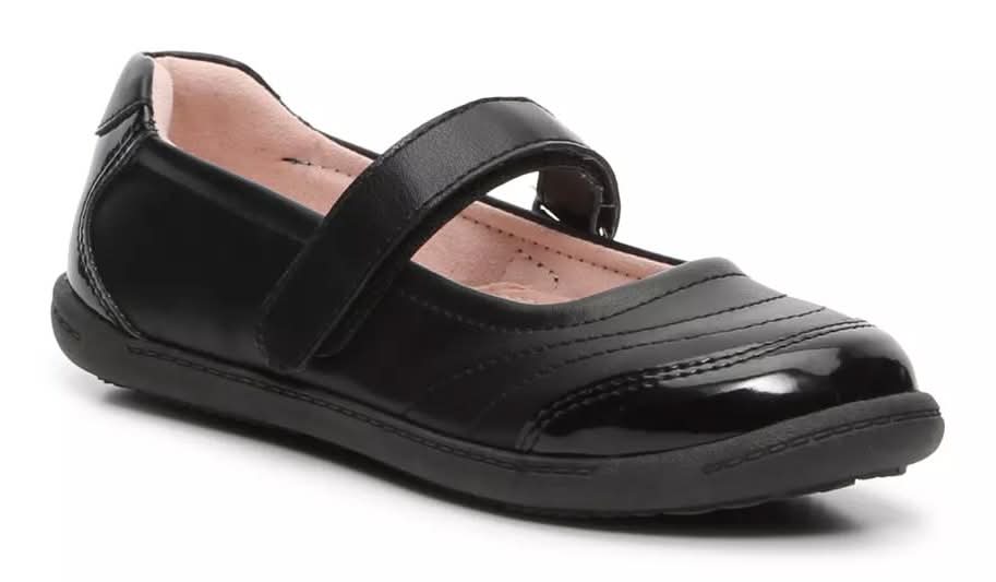 Kelly & Katie Francis Mary Jane Flat - Kids' (Black Medium - 4 Youth)