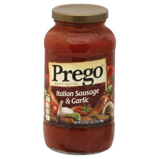 Prego Meat Sauce (italian sausage & garlic)