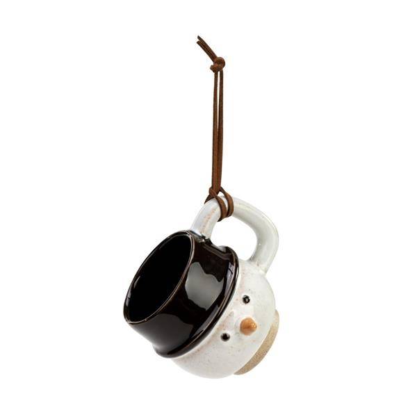 Snow Day Snowman Coffee Pod Mug Ornament