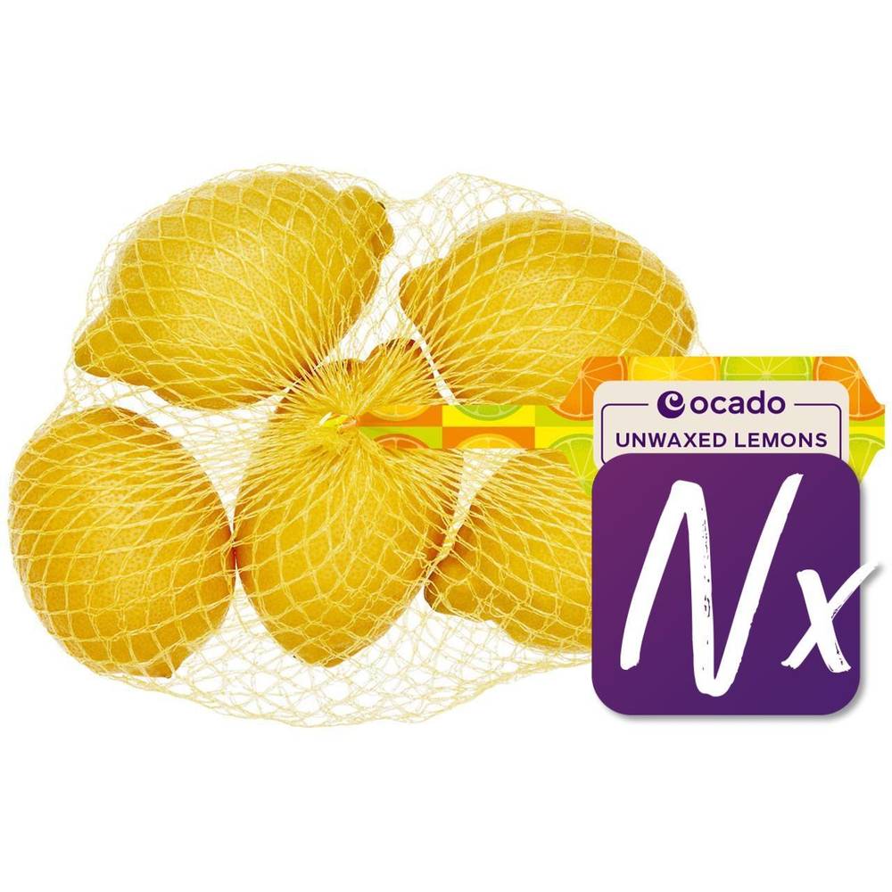 Ocado Unwaxed Lemons (5 per pack)