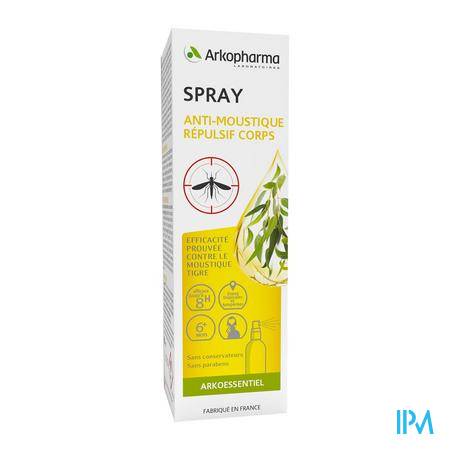 Arkoessentiel Antimoustique Spray 60ml Insecticide et répulsif - Vos indispensables voyages