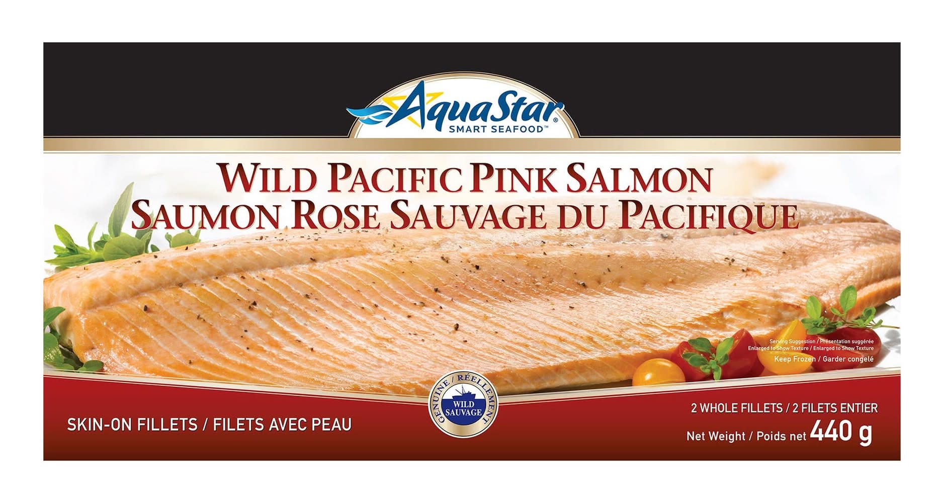 Aqua Star Wild Pacific Pink Salmon (440 g, 2 ct)