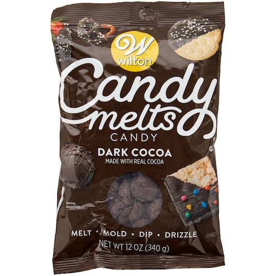 Wilton Dark Cocoa Candy Melts Candy (12 oz)