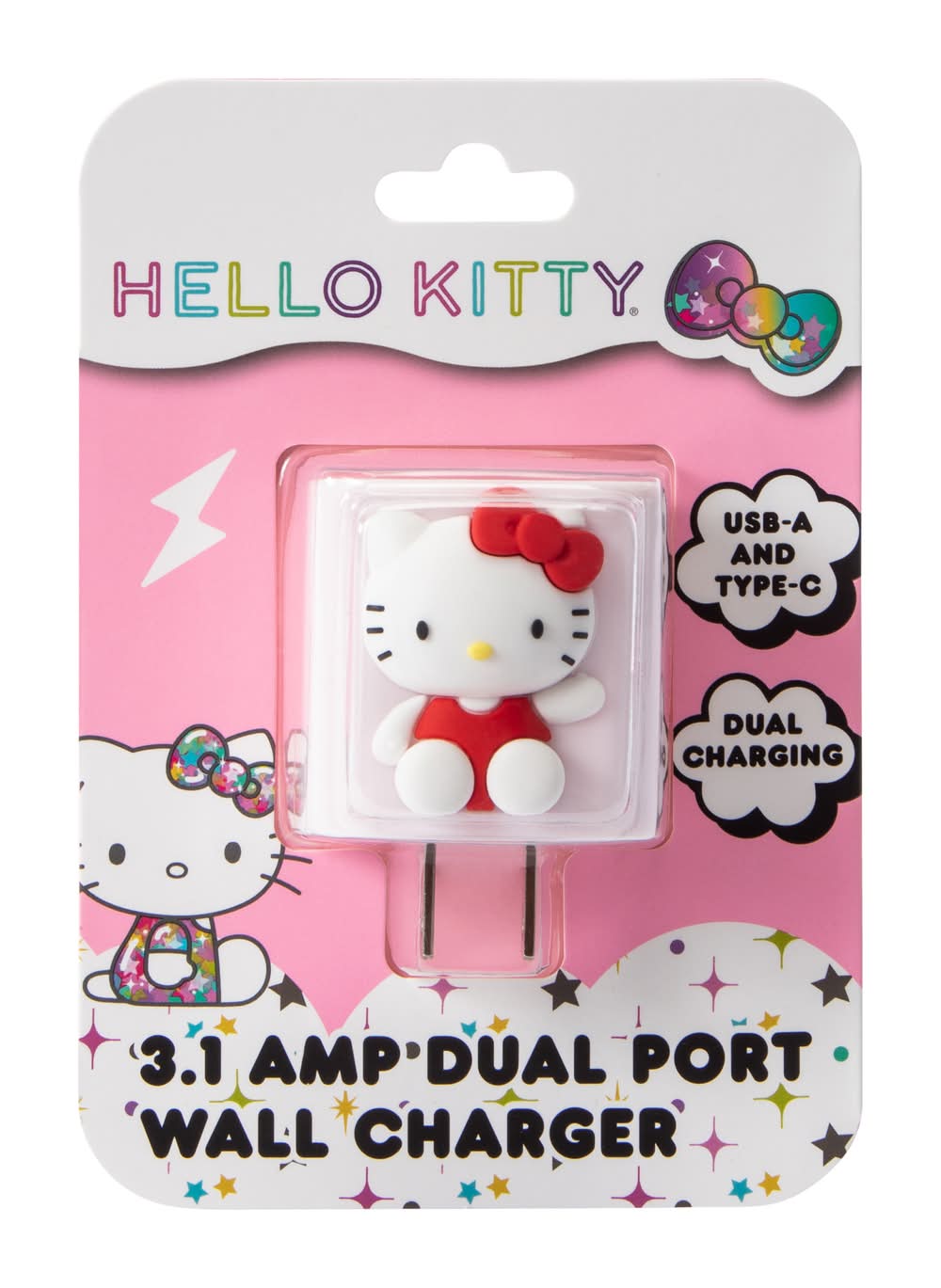 Hello Kitty And Friends® Dual Port 3.1Amp Wall Charger Hello Kitty