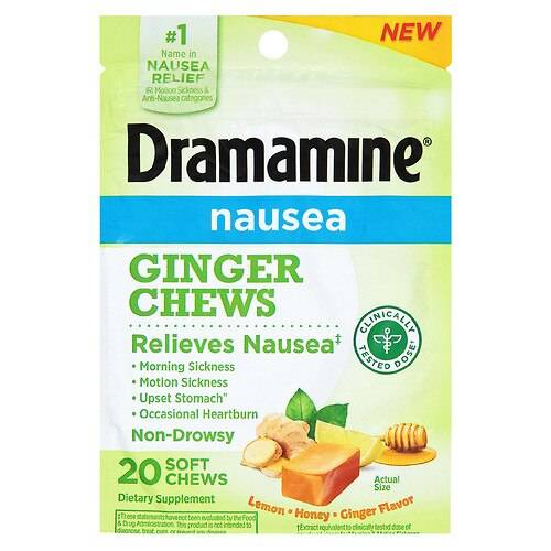 Dramamine Dramamine Ginger Chews - 20.0 ea