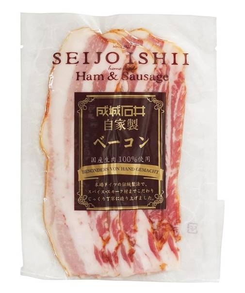 国産ベーコンスライス　100g（成城石井自家製）　J-032