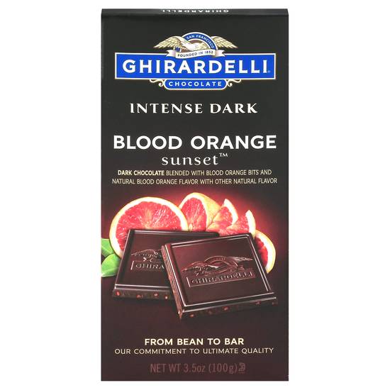 Ghirardelli Blood Orange Intense Dark Chocolate (3.5 oz)