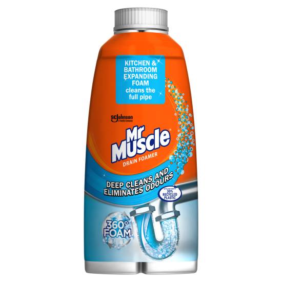 Sc Johnson Mr Muscle Drain Deep Clean & Odour Eliminating Foamer