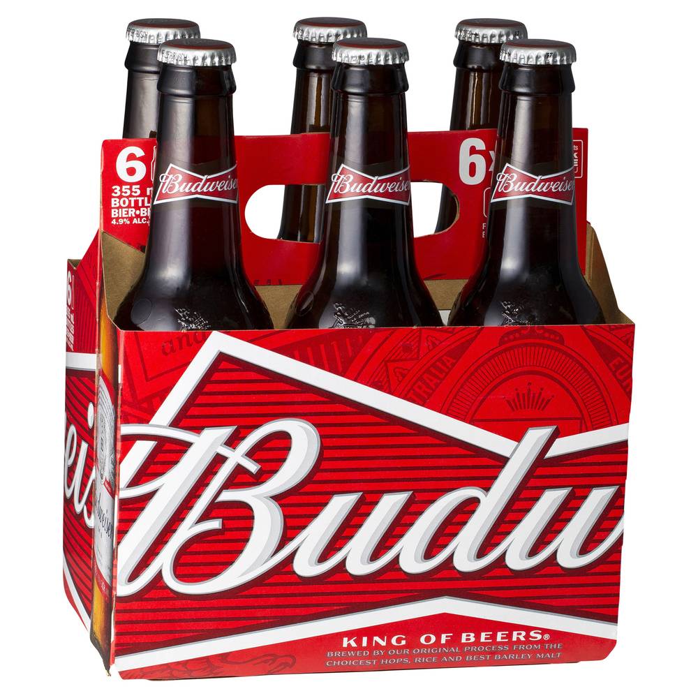 Budweiser Bottle 330mL X 6 pack