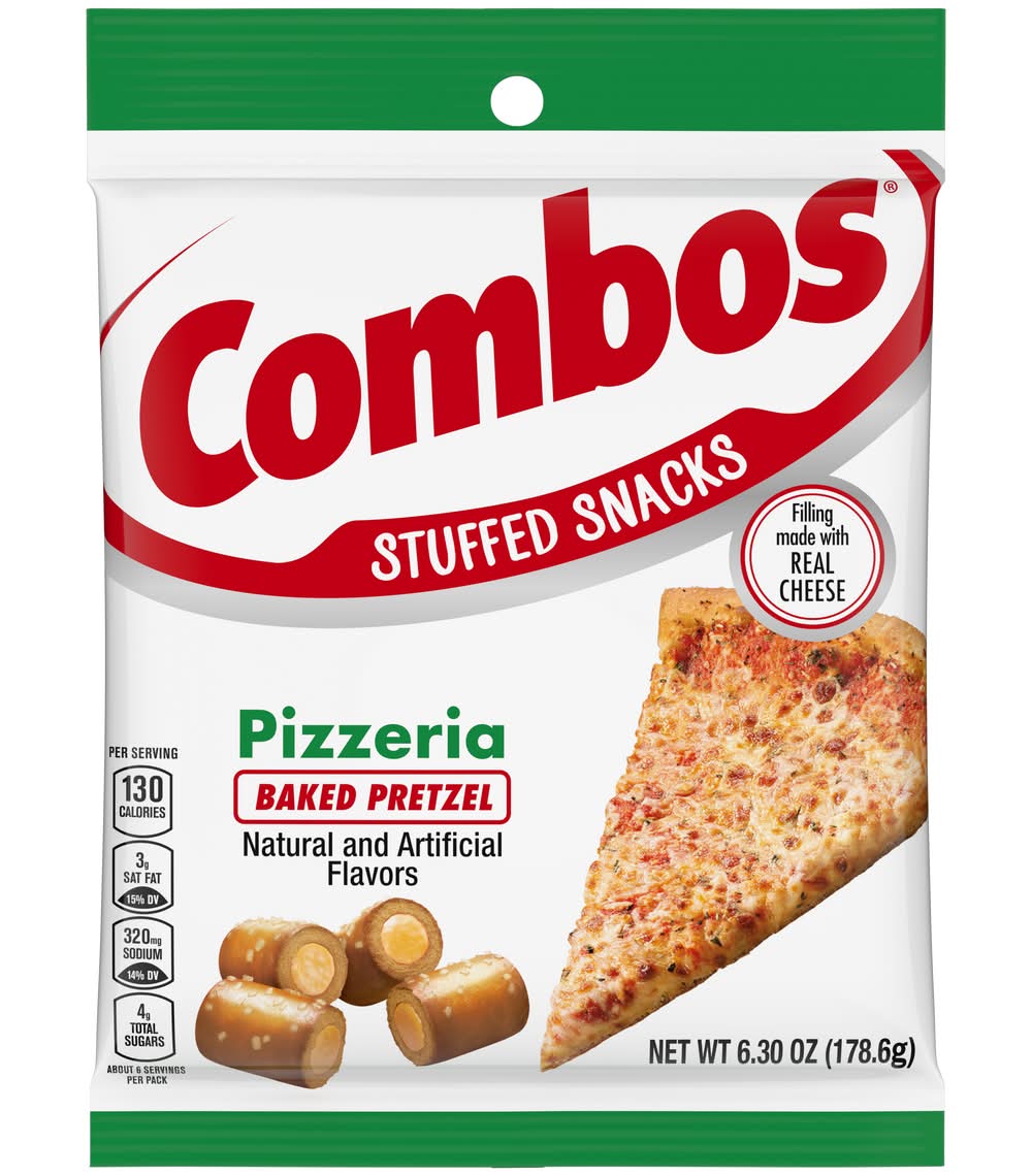 Combos Pizzeria Pretzel Baked Stuffed Snacks (6.3 oz)