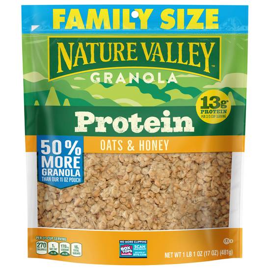 Nature Valley Granola Protein Oats and Honey