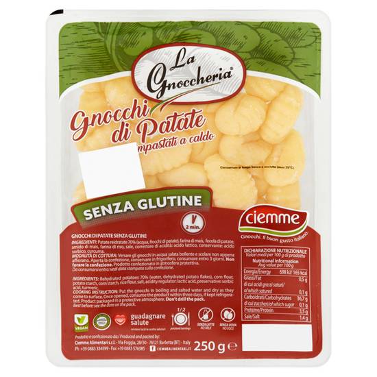 La Gnoccheria Gluten Free Potato Gnocchi 250g