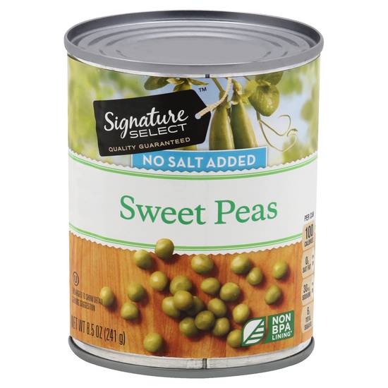 Signature Select No Salt Added Sweet Peas