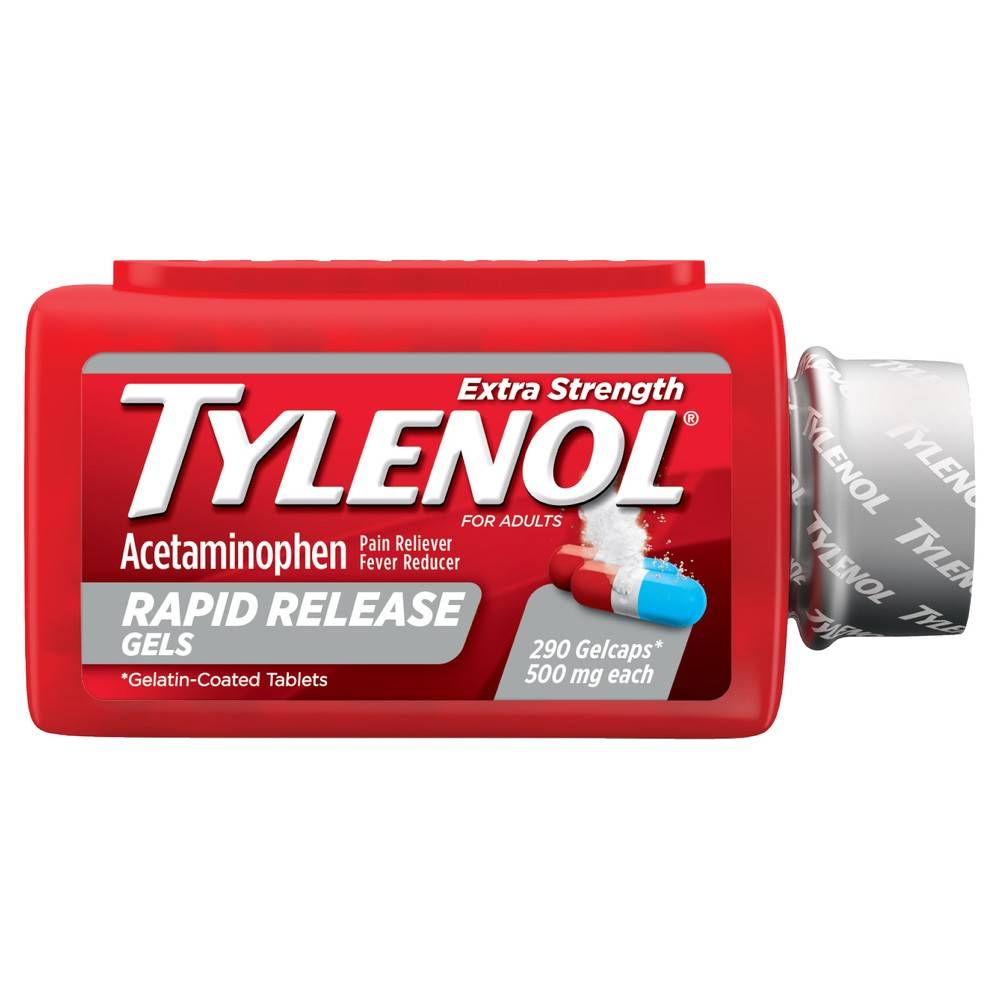 Tylenol Extra Strength Acetaminophen Pain Reliver Fever Reducer Tablets (290 ct)