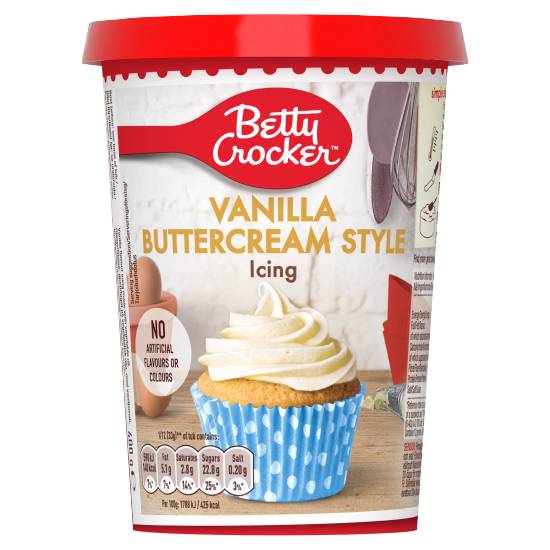 Betty Crocker Vanilla Buttercream Flavour Icing (400g)