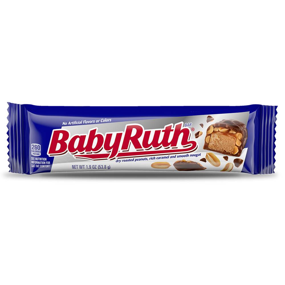 Baby Ruth Roasted Peanuts Caramel and Nougat Bar