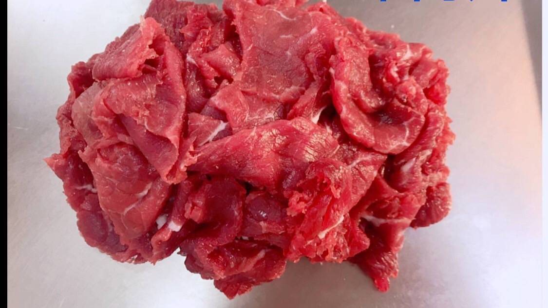 溫體牛炒牛肉片 150克 (内41本地牛/B010-10)