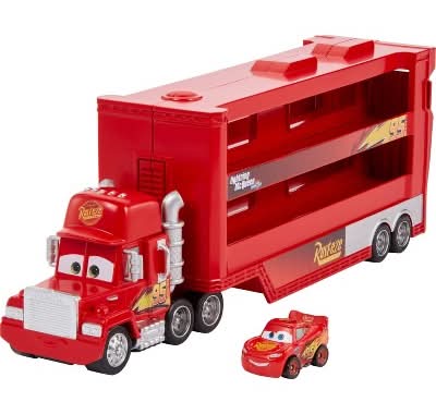 Disney Pixar Cars Mini Racers Mack Transporter Toy 4+ Age (18 ct)
