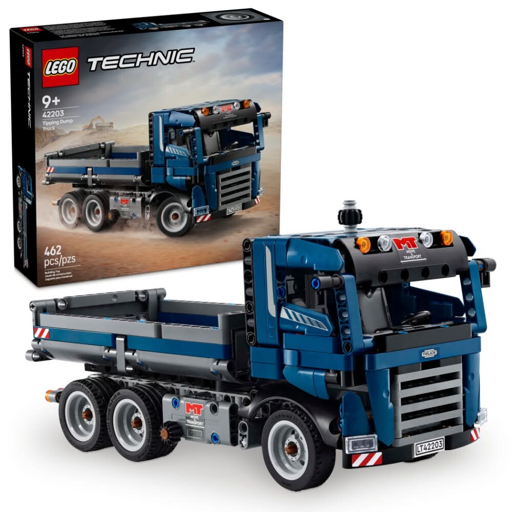 LEGO Technic Tipping Dump Truck Building Toy 9+ Up, Assorted (462 ct)