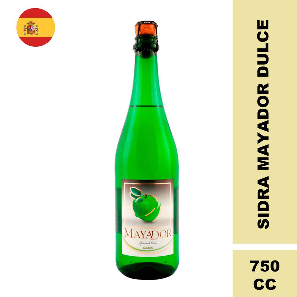 Mayador sidra dulce (botella 750 ml)