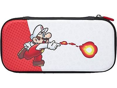 PowerA Fireball Mario Slim Case for Nintendo Switch/OLED/Lite, White/Red (1526551-01)