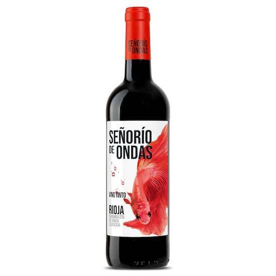 Vino tinto D.O. Rioja Señorío de Ondas botella 75 cl