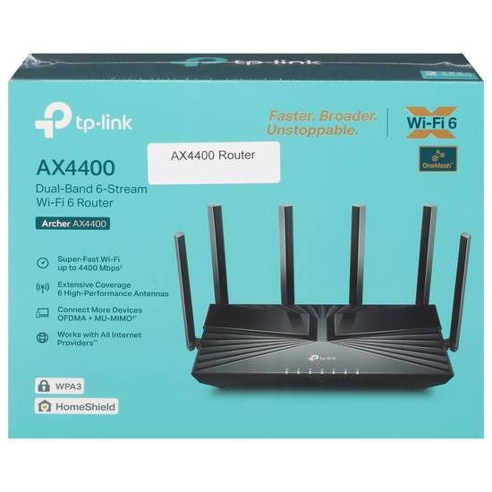 Tp-Link Onemesh Ax4400 Dual-Band 6-stream Wifi Router