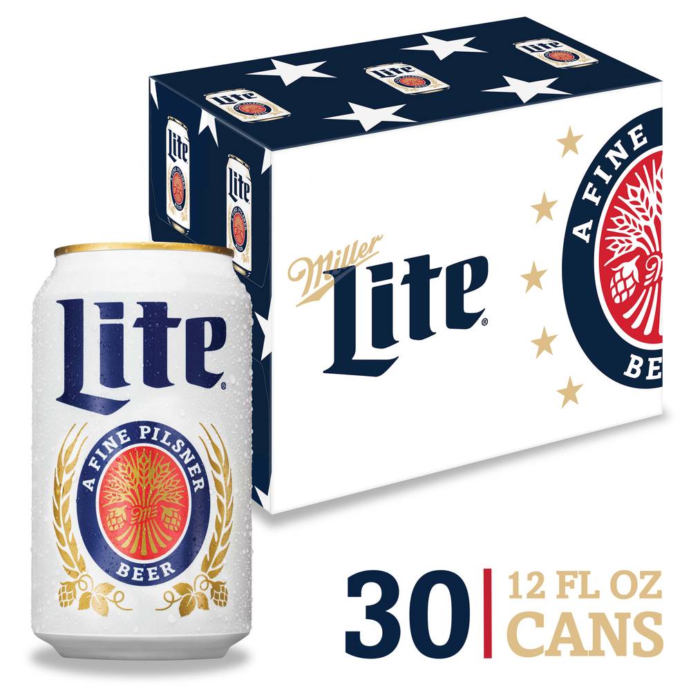 Miller Lite a Fine Pilsner Beer (30 pack, 12 oz)