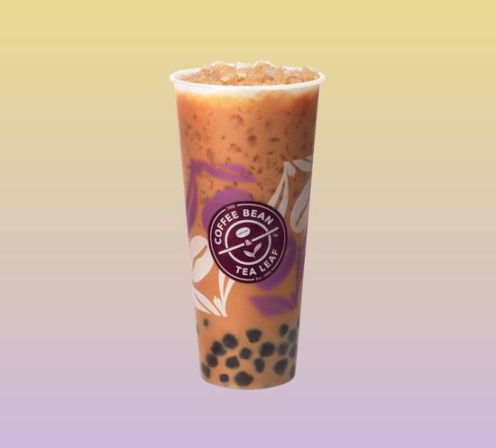 Iced Lattes|Iced Brown Sugar Latte with Boba