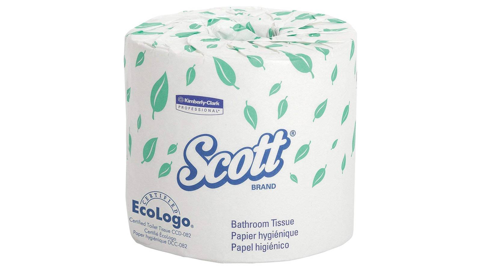 White Scott 2-Ply Standard Roll Bath Tissue