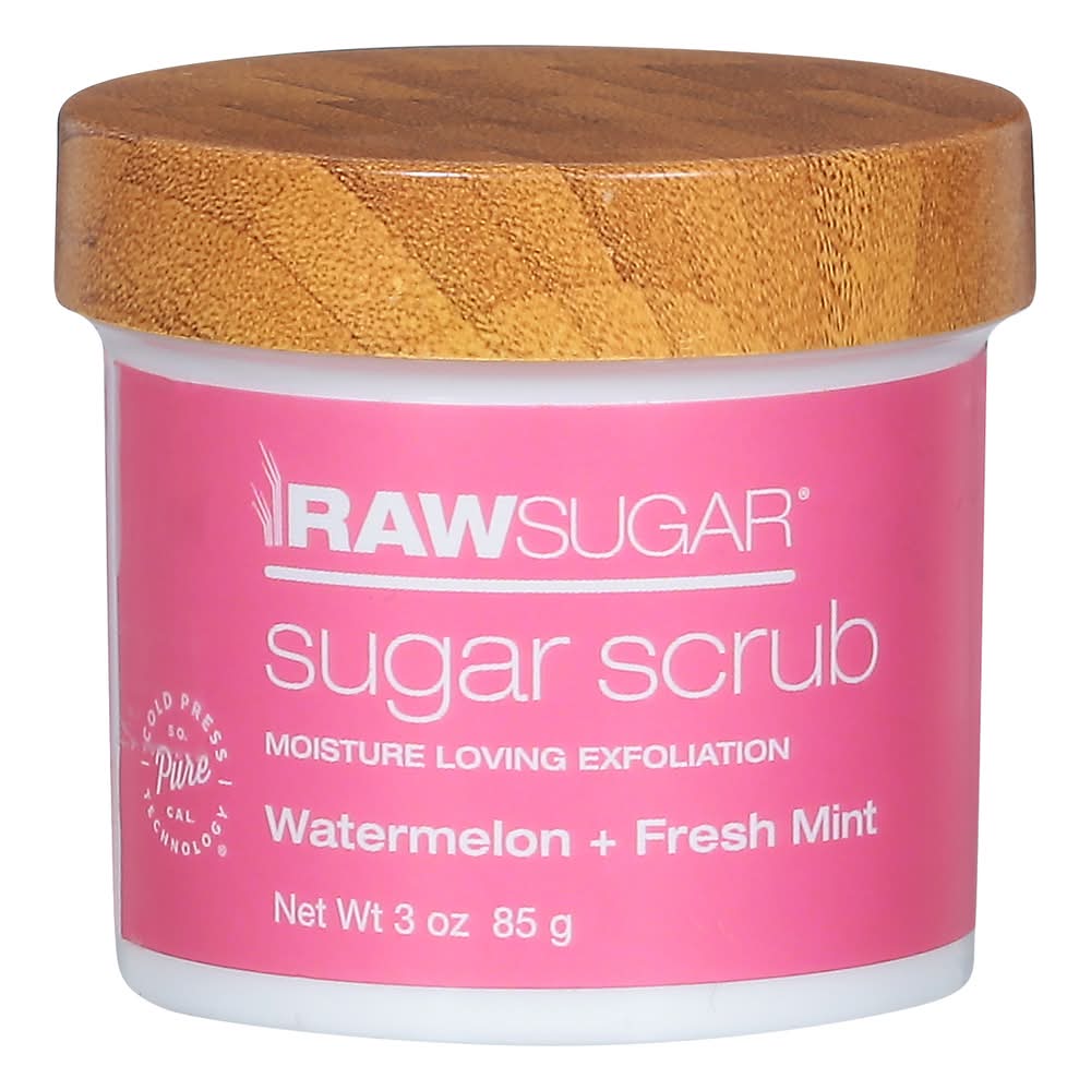 Raw Sugar Sugar Watermelon + Fresh Mint Scrub (3 oz)