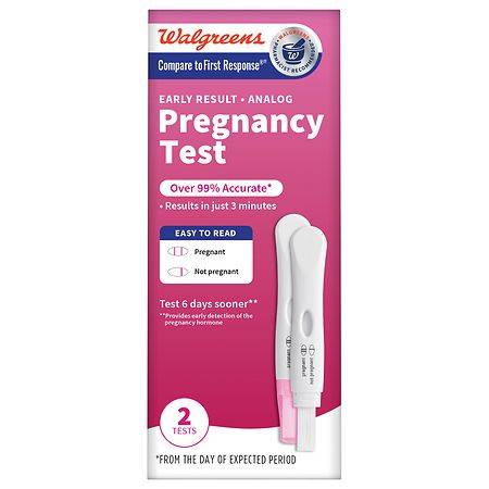 Walgreens Early Result Analog Pregnancy Test (2 ct)