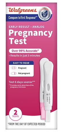 Walgreens Early Result Analog Pregnancy Test (2 ct)