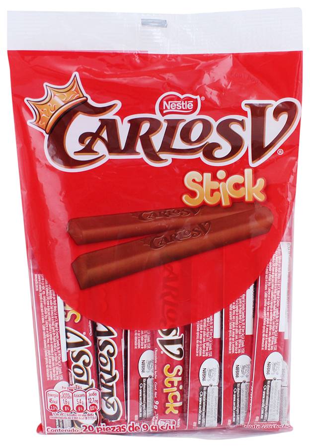 Carlos V · Chocolate stick (20 un)