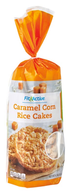 Fit & Active Corn Rice Cakes, Caramel (6.56 oz)