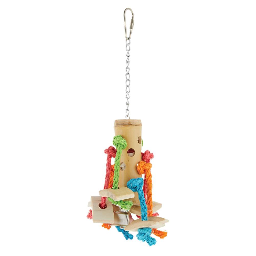 All Living Things® Bamboo Spider Bird Toy (Color: Assorted, Size: Medium)