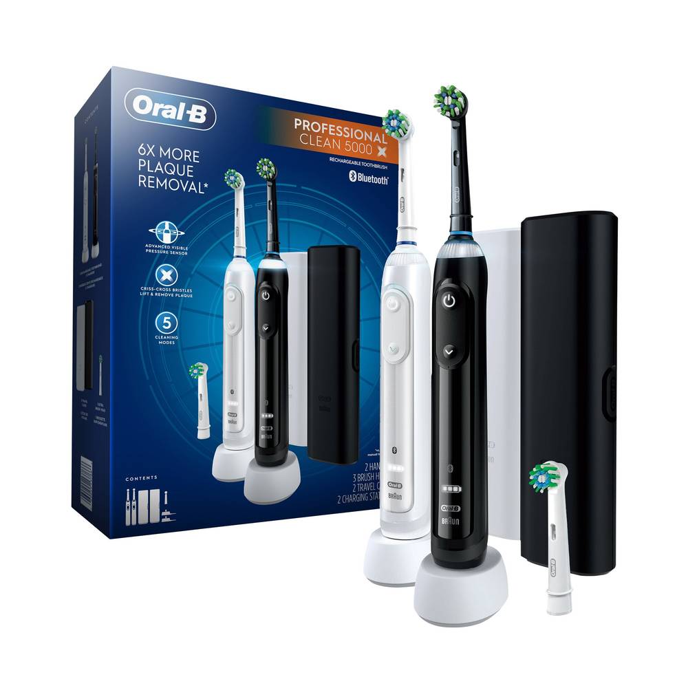 Oral-B Ensemble de 2 brosses à dents électriques (2 unités) - Electric toothbrush set (2 units)