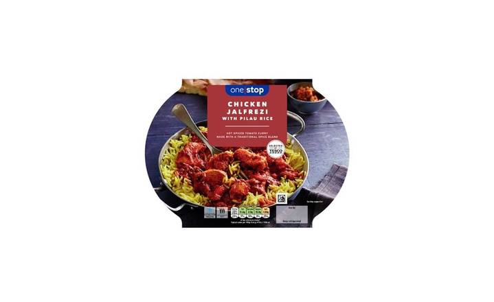 One Stop Chicken Jalfrezi & Pilau Rice 400g (403051) 