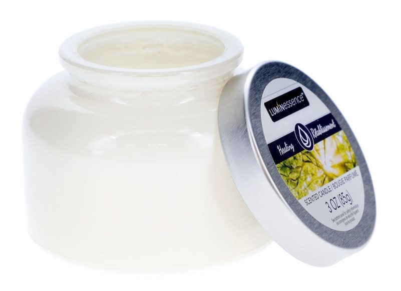 Luminessence Scent Jar Candle With Lid, Healing (3 oz)