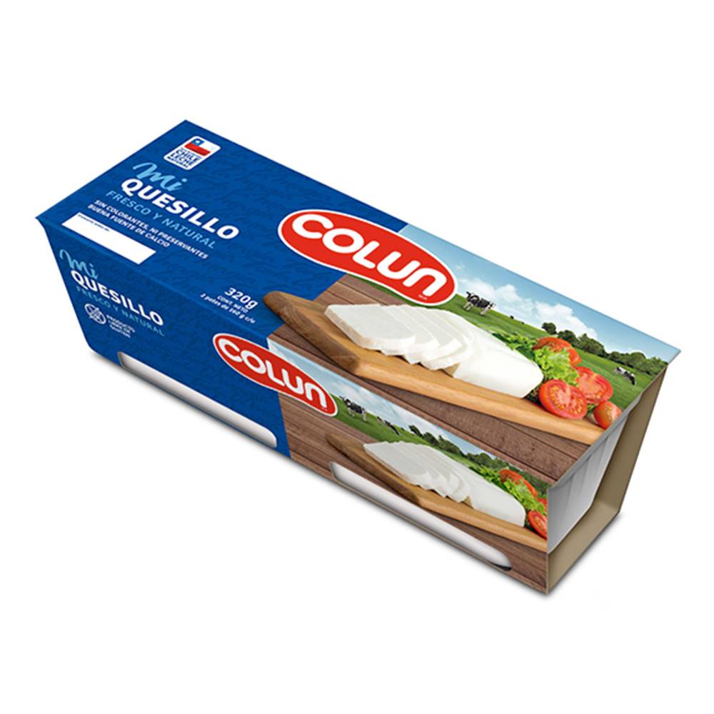 Colun quesillo (pack 160 g + 160 g)