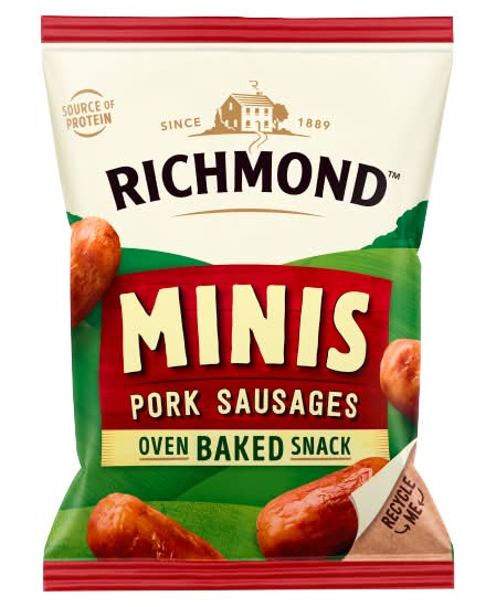 Richmond Pork, Ready To Eat Mini Sausages (63g)