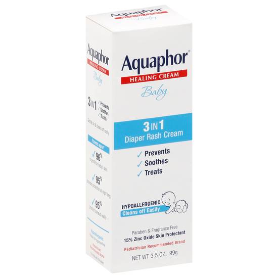 Aquaphor Baby 3 in 1 Diaper Rash Healing Cream