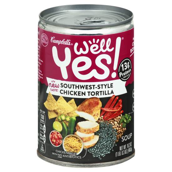Campbell's Well Yes! Southwest Style Chicken Tortilla Soup