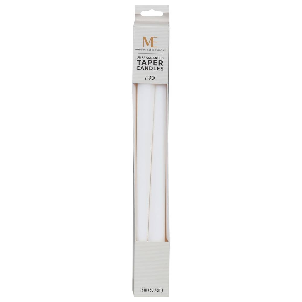 Complete Home Unscented Taper Candles (2 ct)