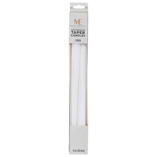 Complete Home Unscented Taper Candles (2 ct)